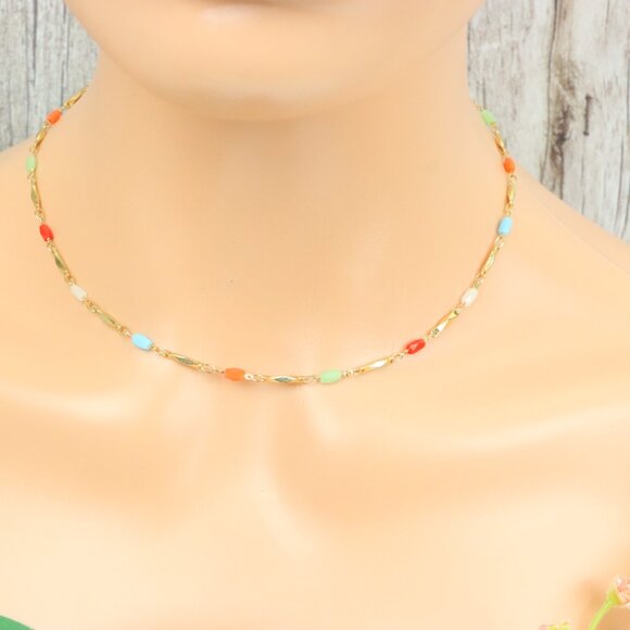 Minimalist Necklace Chain, Elegant Jewelry for Women & Girls | MLCRC1882 - Picture 7 of 10